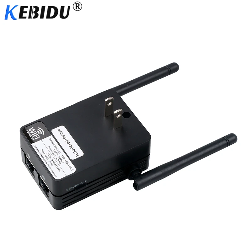 Беспроводной маршрутизатор kebidu N300 ретранслятор Wi fi 300 Мбит/с дальнего действия