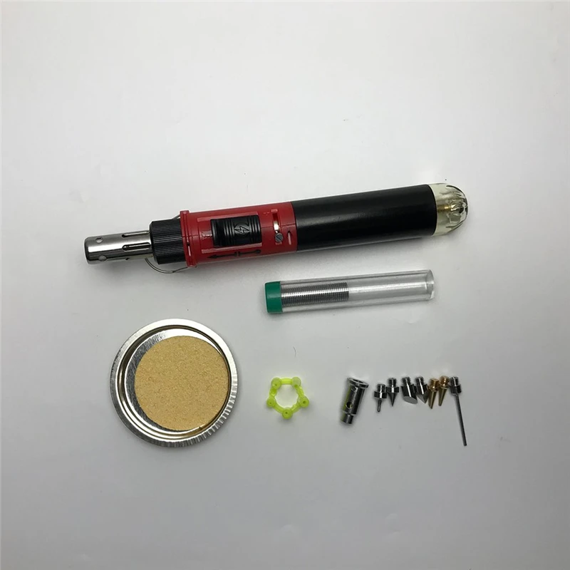 Электрический паяльник бутан газовый 12 в 1 Professional Pen type Dual function набор | Инструменты
