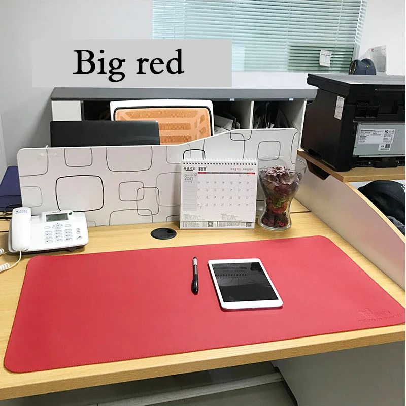 Big Red 80*40 офисный стол коврик для мыши мягкий удобный кожаный коврик для мыши большой многоцветной ПК Ноутбук игровой коврик для мыши - Цвет: Big Red