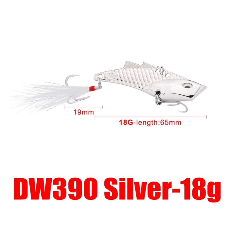 1Pcs Metal VIB 7g/10g/18g/26g Vibrant Hard Bait Long Casting Sinking Winter Fishing Lure Professional Wobbler | Спорт и развлечения