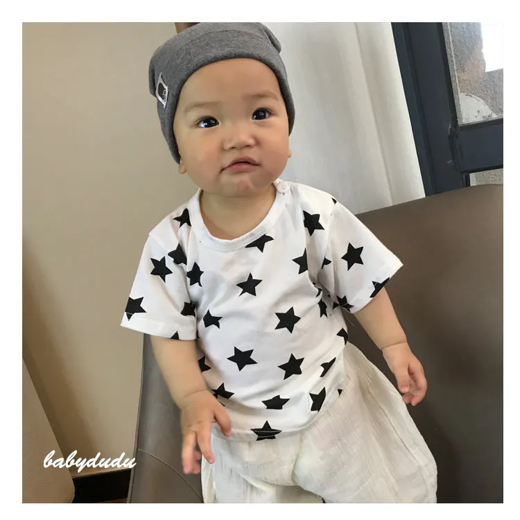 Детская футболка для девочек летние хлопковые топы маленьких мальчиков футболки