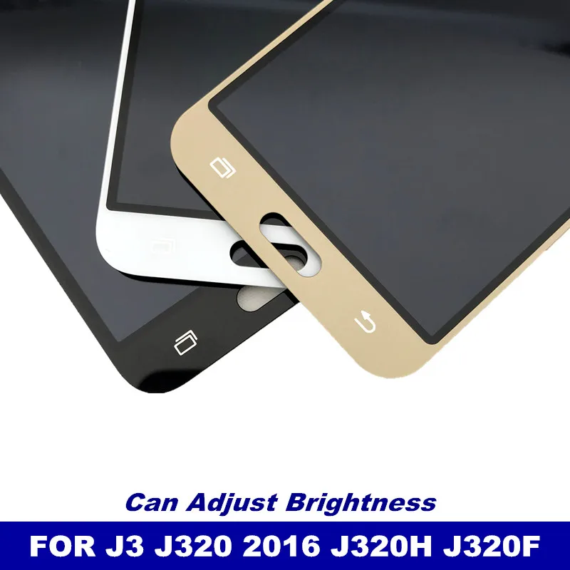 Замена LCDs для Samsung Galaxy J3 2016 J320 J320A J320F J320M ЖК дисплей кодирующий преобразователь