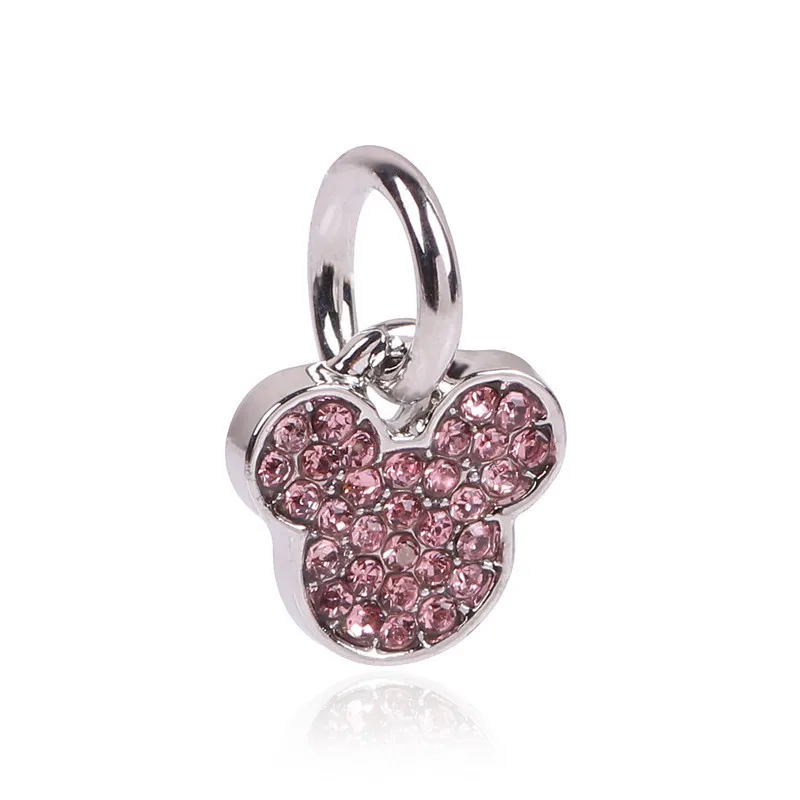 B-054 Couqcy Новинка бусинка из ленты Микки сказочное животное Любовь Шарм Подходит Pandora браслет ожерелье сделай сам женское ювелирное изделие подарок - Цвет: B-054