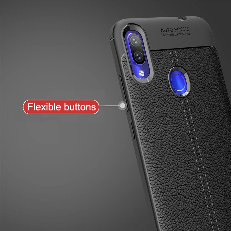 Чехол для Xiaomi Redmi Note 7 Pro силиконовый чехол с рисунком личи защитный мягкий из ТПУ