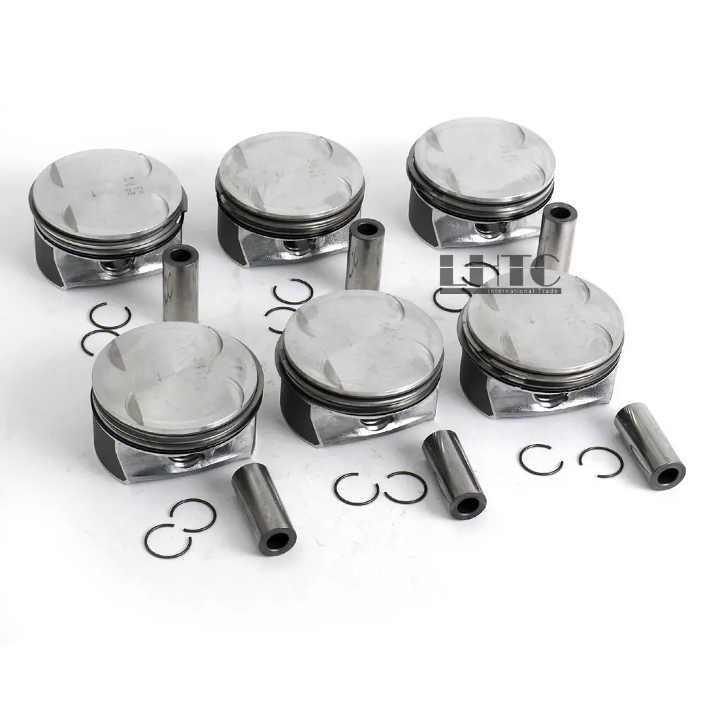6x100% Brand New Piston &amp Ring 92.9mm 22mm For Mercedes-Benz CLK350 C350 E350 GLK350 3.5 M272 Made in Germany | Автомобили и