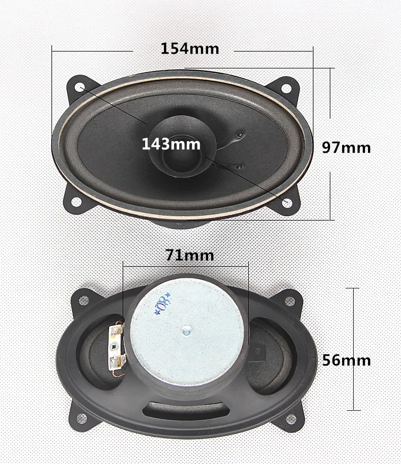 4X6 динамик/с аудио Вуфер средней школы/Автомобильный объемный звуковой динамик |