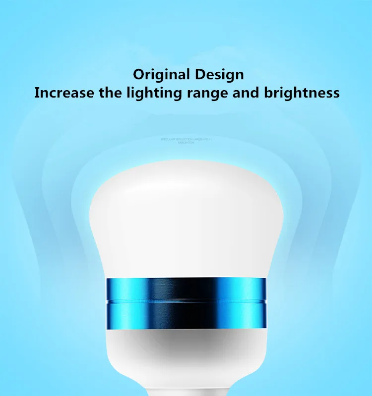 Led AC220V Бао синий E27 винт супер яркий белый/теплый белый 8 Вт 12 18 24 36 50 внутренний