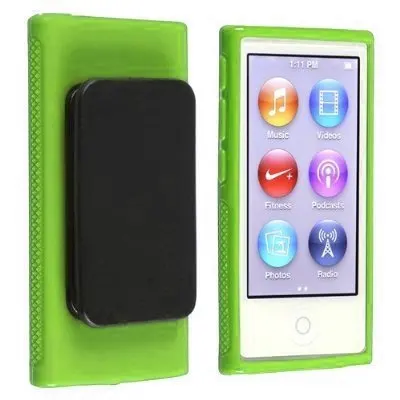 Зажим для ремня чехол iPod Nano 7 Чехол спортивный ТПУ Силиконовые мягкие чехлы Чехлы