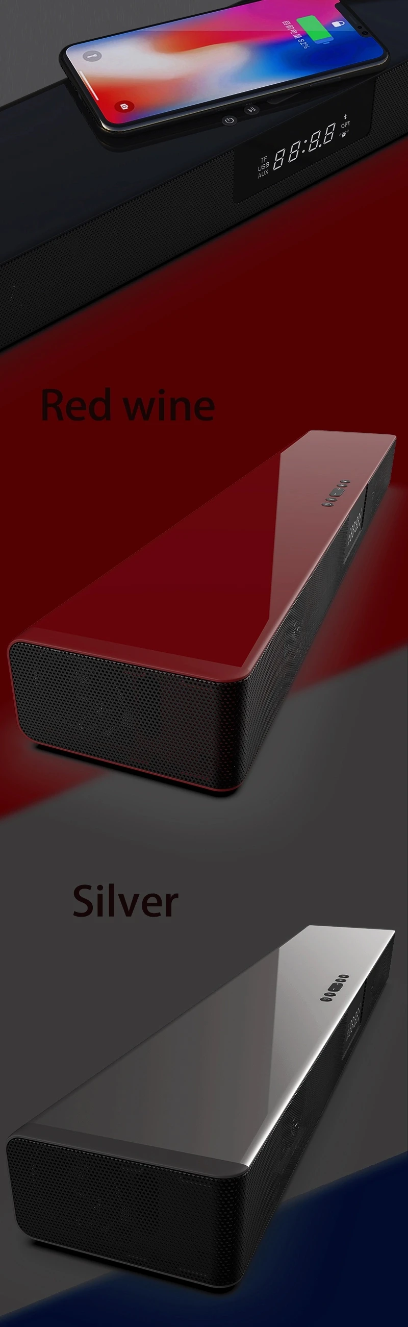 FELYBY BS-39B беспроводной Bluetooth динамик Саундбар аудио домашний кинотеатр стерео динамик портативный с микрофоном AUX TF для компьютера телефон