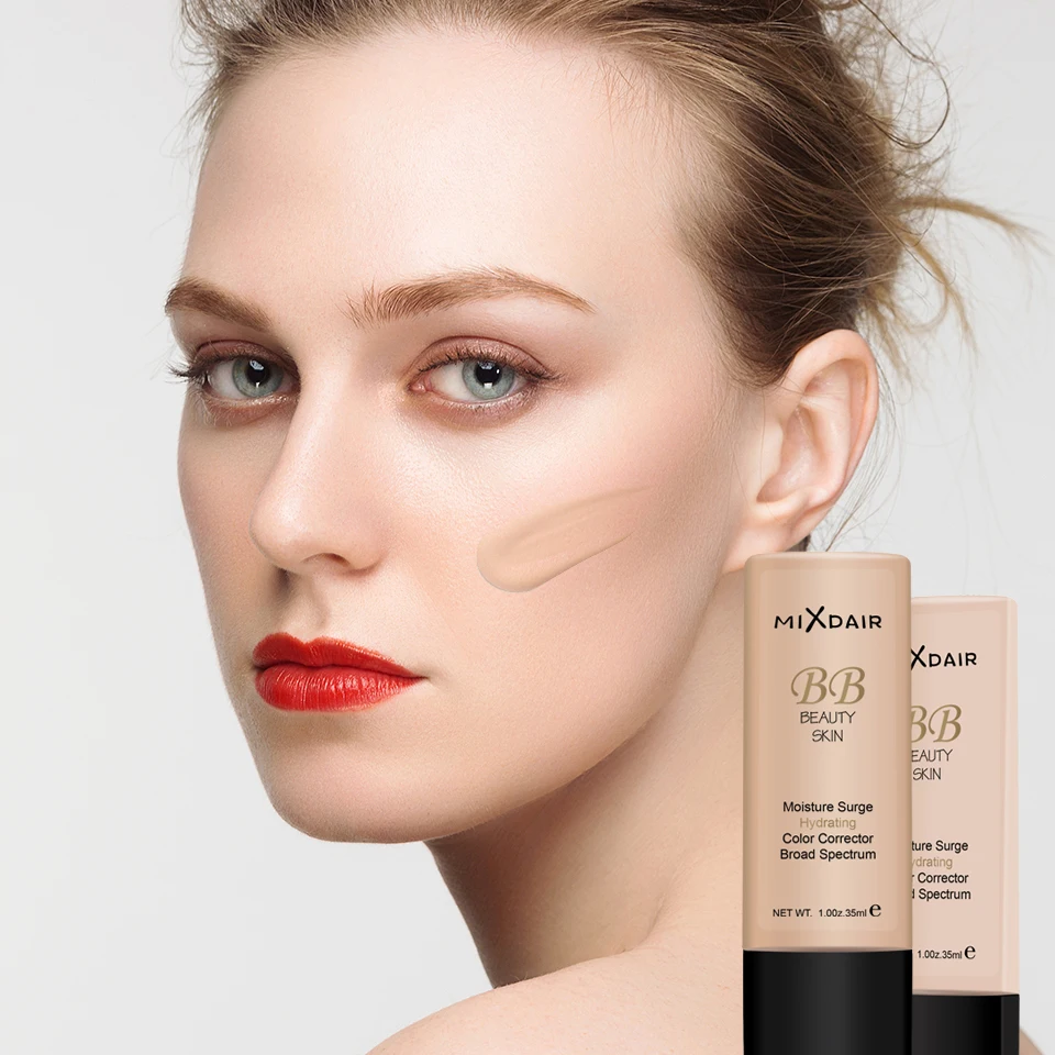 Mixdair уход за кожей лица жидкости косметика/основа Увлажняющая Make Up Base BB Осветляющий крем консилер натуральный основа под макияж пленка с полным покрытием