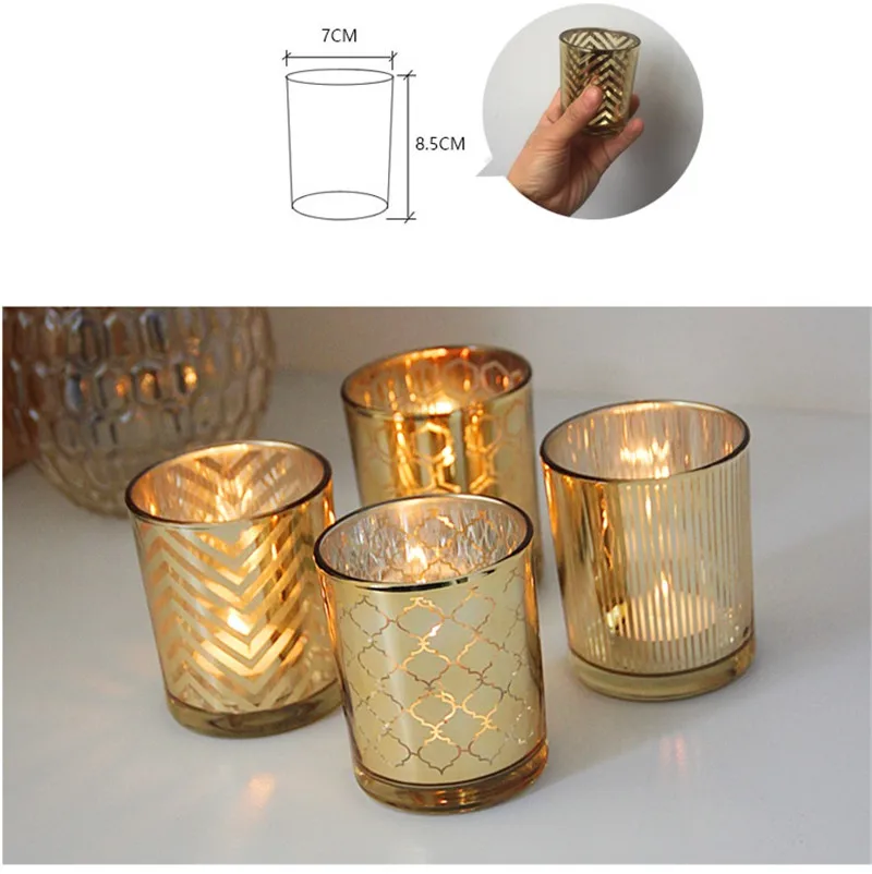 Портативный классический хрустальный подсвечник candleHolder домашний декор канделябр Менора люкс