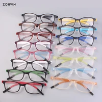 mix wholesale 15 colors ultra light super thin tr90 optical frames for myopia reading prescription eyeglasses women unisex gafas