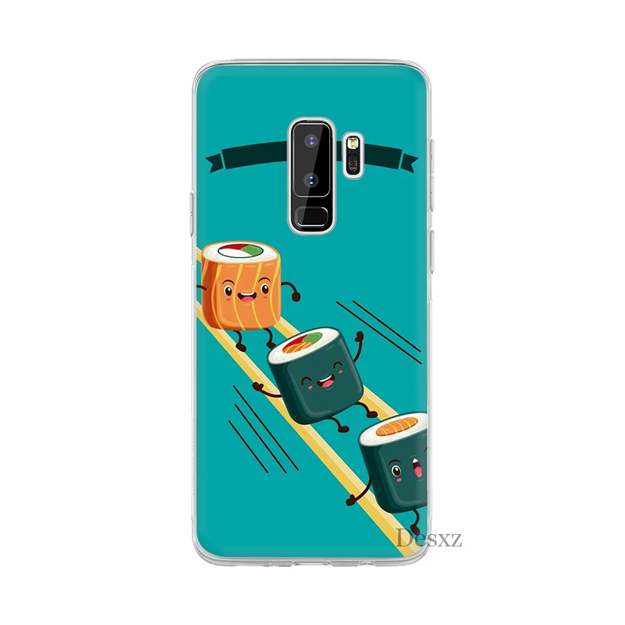 Чехол Gerleek Sushi Kawai для Samsung Galaxy A7 A8 A9 A10 A30 A40 A50 A70 M10 M20 M30 S10 Plus S10E J6|Чехлы-накладки| |