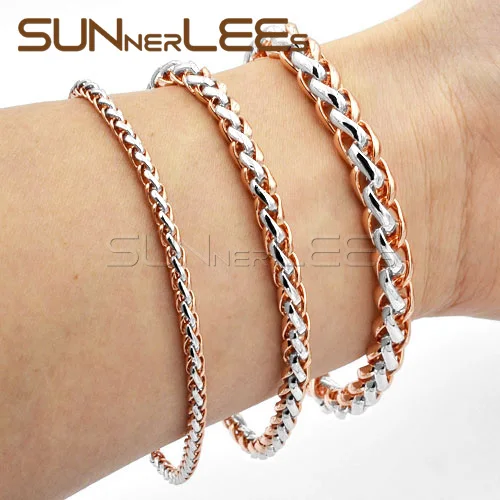 Браслет из звеньев пшеницы 3/5/7 мм|bracelet fashion|fashion braceletcolorful bracelet |