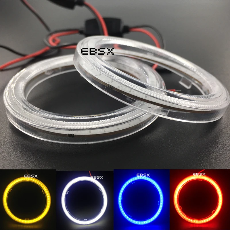 EBSX 2 шт. 120 мм COB LED Ангельские Глазки 93 SMD 12 см В Авто Halo Кольцо для автомобиля