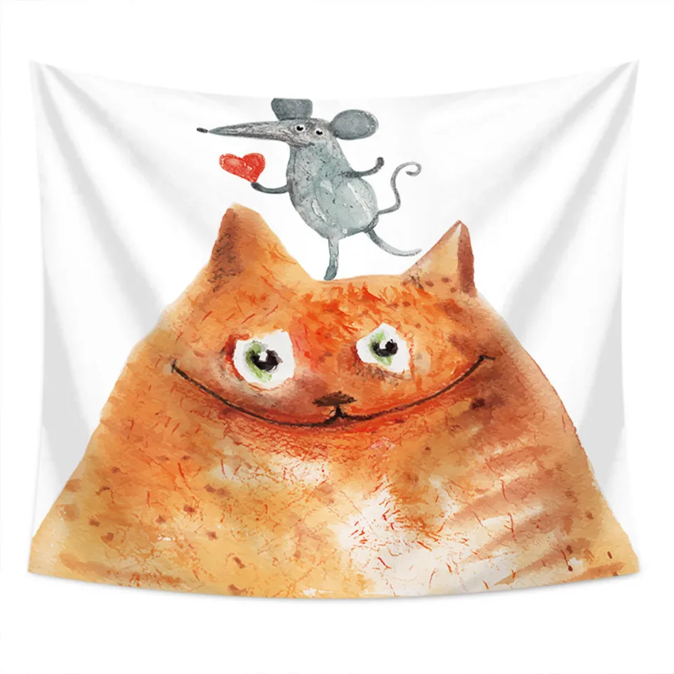 SOFTBATFY с модным животным гобелен изображением панды домашний декор хиппи стене