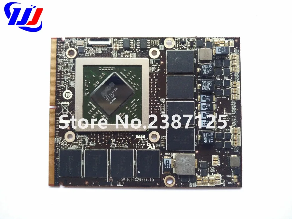Для м D Radeon HD6970 HD6990 M GDDR5 2 ГБ видео Графика карты для e l Alienware m15X M17X M18X R2 R3 Тетрадь PC |