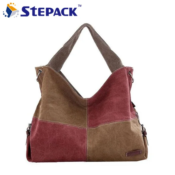 Новинка 2015 Для женщин брезентовый мешок сумка плед Стиль Высокое качество для