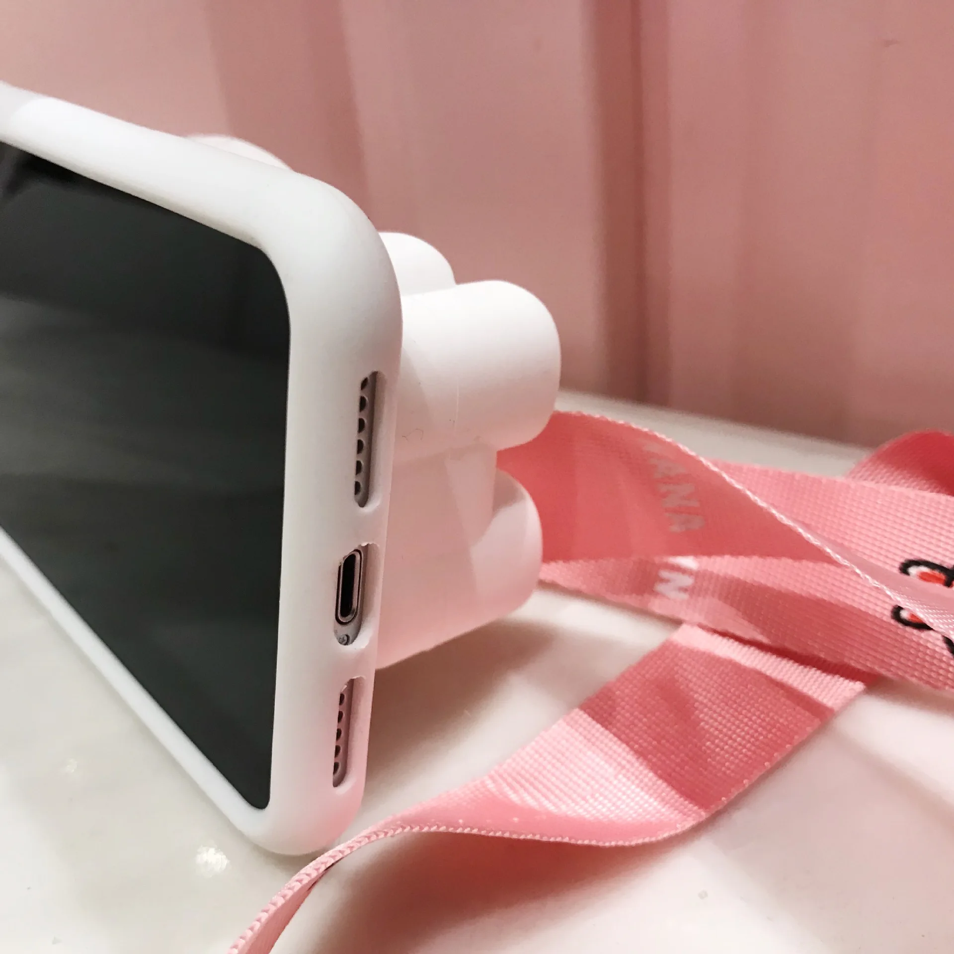 Милый мультфильм 3D Медведь утка кошелек чехол для телефона для iPhone X XR XS Max 7 8 Plus Мягкий силиконовый чехол для Apple 6 6S Plus кролик Капа