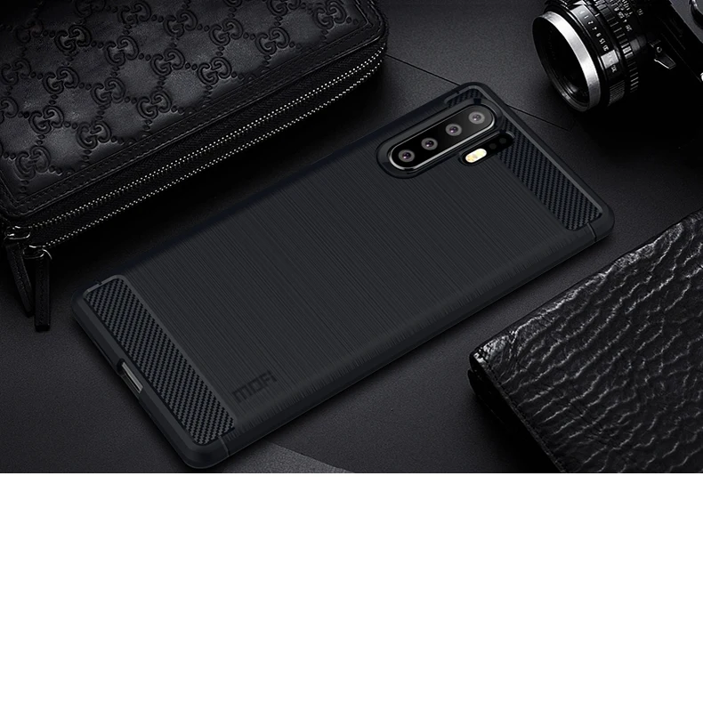 Оригинальный чехол для Huawei P30 Pro MOFi Серии ShenDu из углеродного волокна и силикона