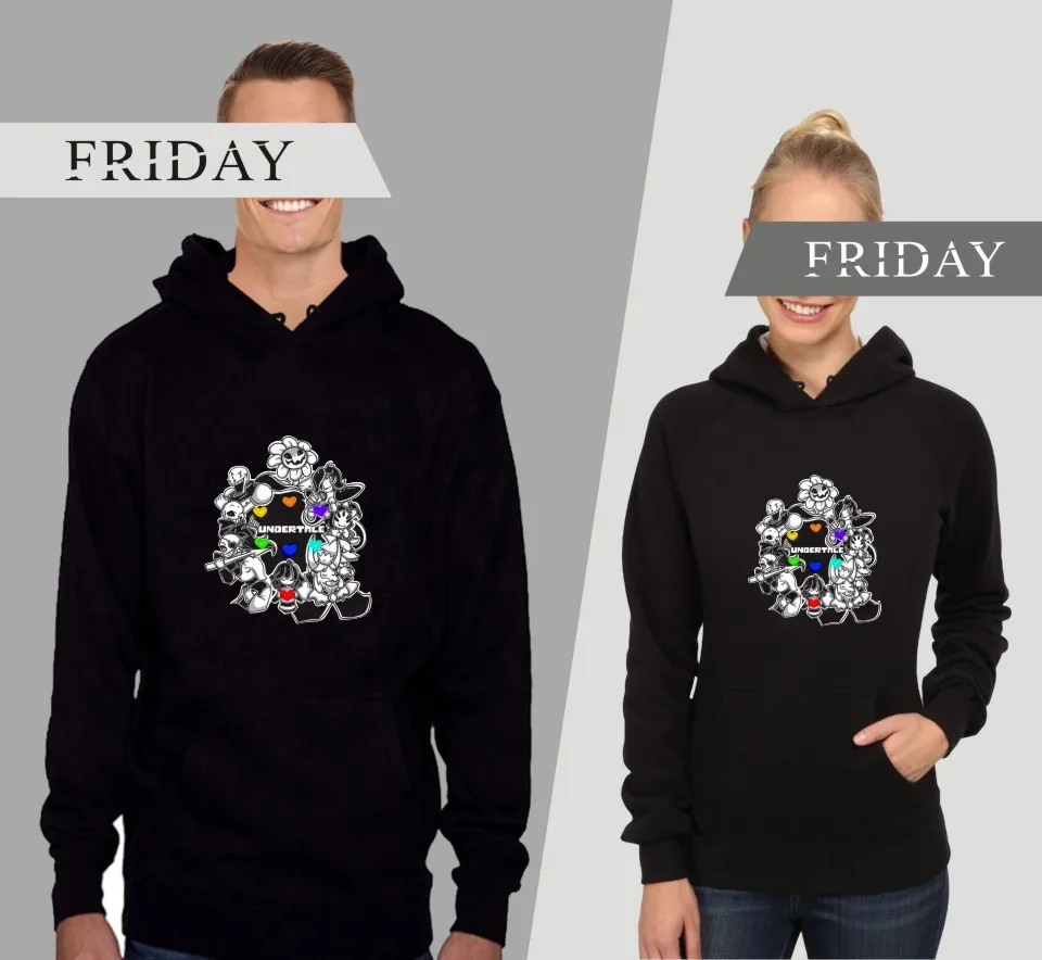 

LUCKYFRIDAYF xxs-4xl 5 style 4 color women/ men undertale hoodies undertale hoodies and sweatshirt undertale hoodies for men