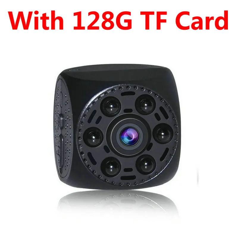With 128G TF Card Vandlion wifi сеть P2P мини камера видео камера диктофон детектор движения мини видеокамера SMS Сигнализация цифровой рекордер A10 - Цвет: With 128G TF Card