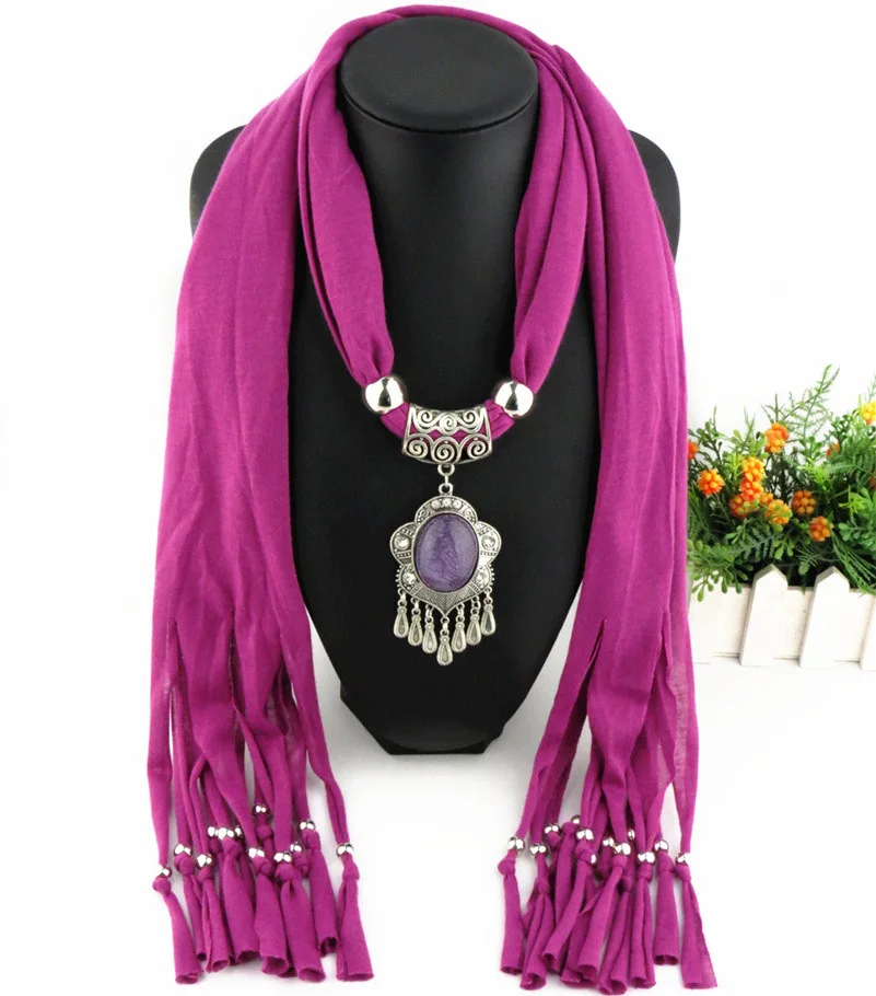 Новые Подвески зимний Шарф Ожерелья кисточкой из бисера Старинные национальные