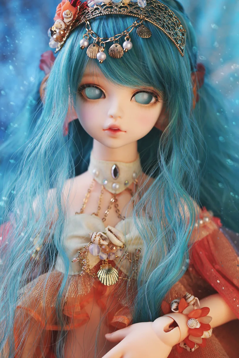 Новое поступление 1/4 BJD кукла BJD/SD модные милые рыбы Русалка смолы кукла для маленьких девочек подарок на день рождения;