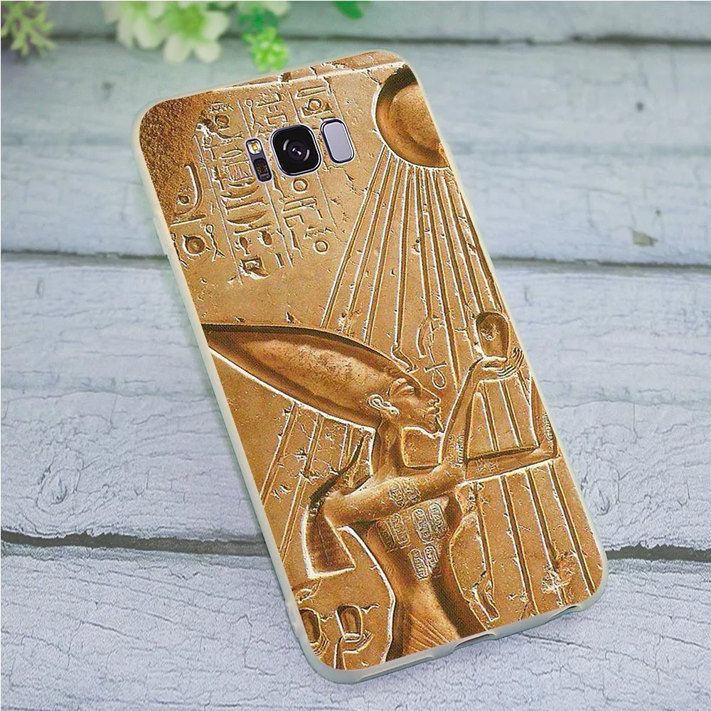 Мягкий ТПУ чехол для телефона Samsung Galaxy A70 Anubis Ankh Фараон A3 A6 Plus A5 A7 A8 A9 A10 A20 A30 A40 A50