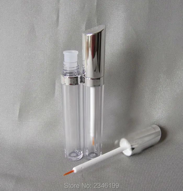 5 мл 50 шт./лот Высококачественная Серебряная тушь для ресниц abottle пустая жидкая