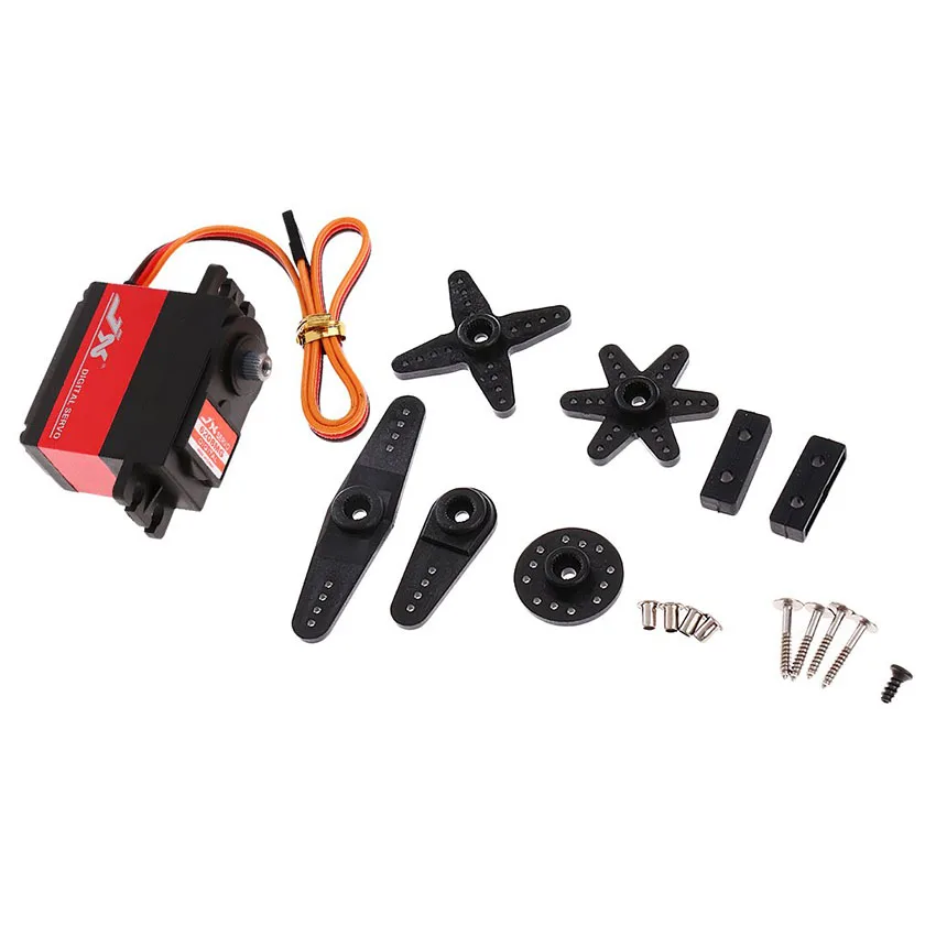 JX PDI-6208MG 8 кг 0,07 сек высокоскоростная металлическая Шестерня цифровой стандартный сервопривод для 1/10 RC Drift Car Buggy Crawler Plane