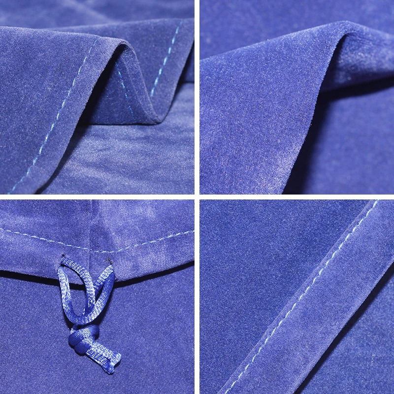 60 шт./лот многоразовые бархатные сумки на шнурках портативные