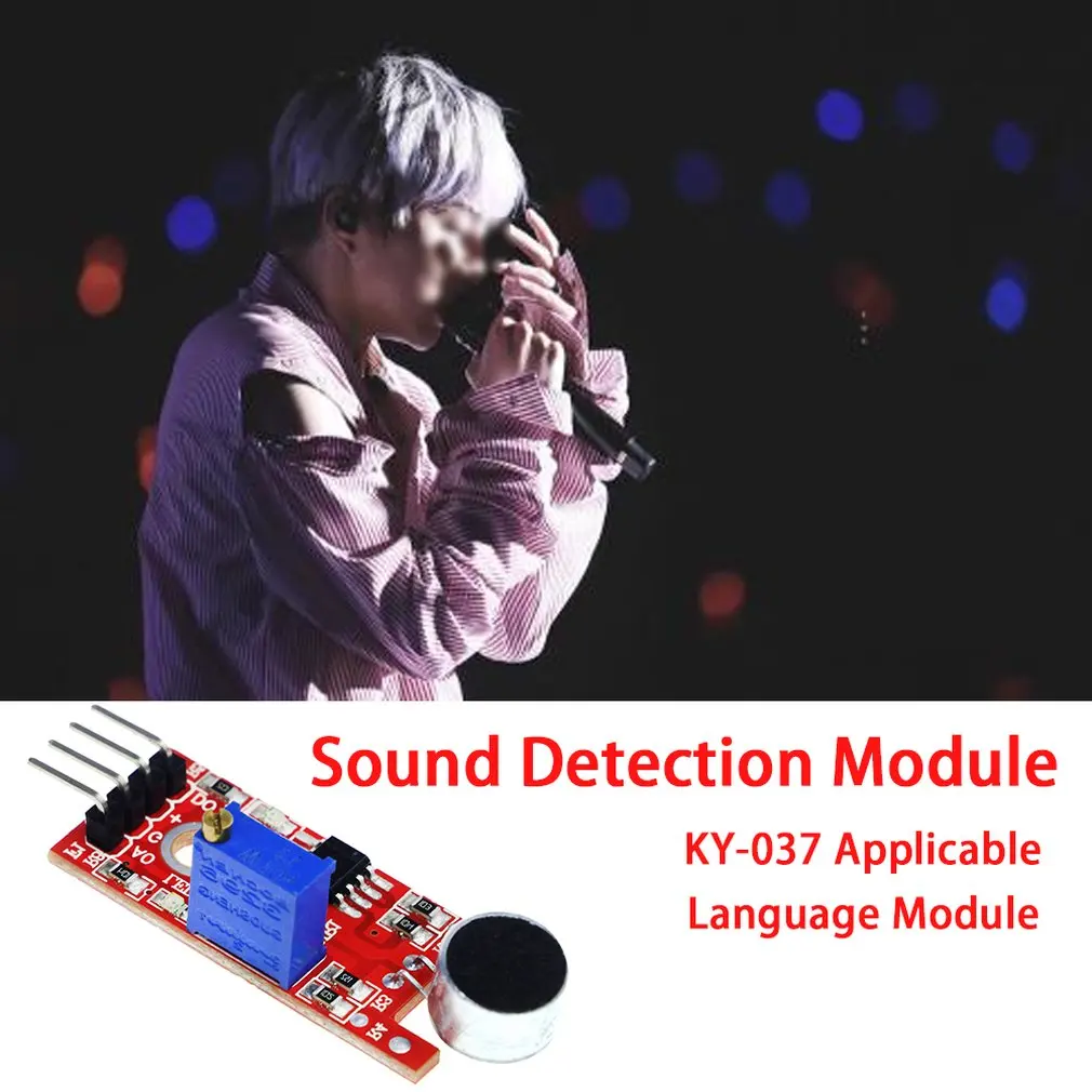 Высокочувствительный микрофонный датчик модуль Ky-037 применимый языковой модуль