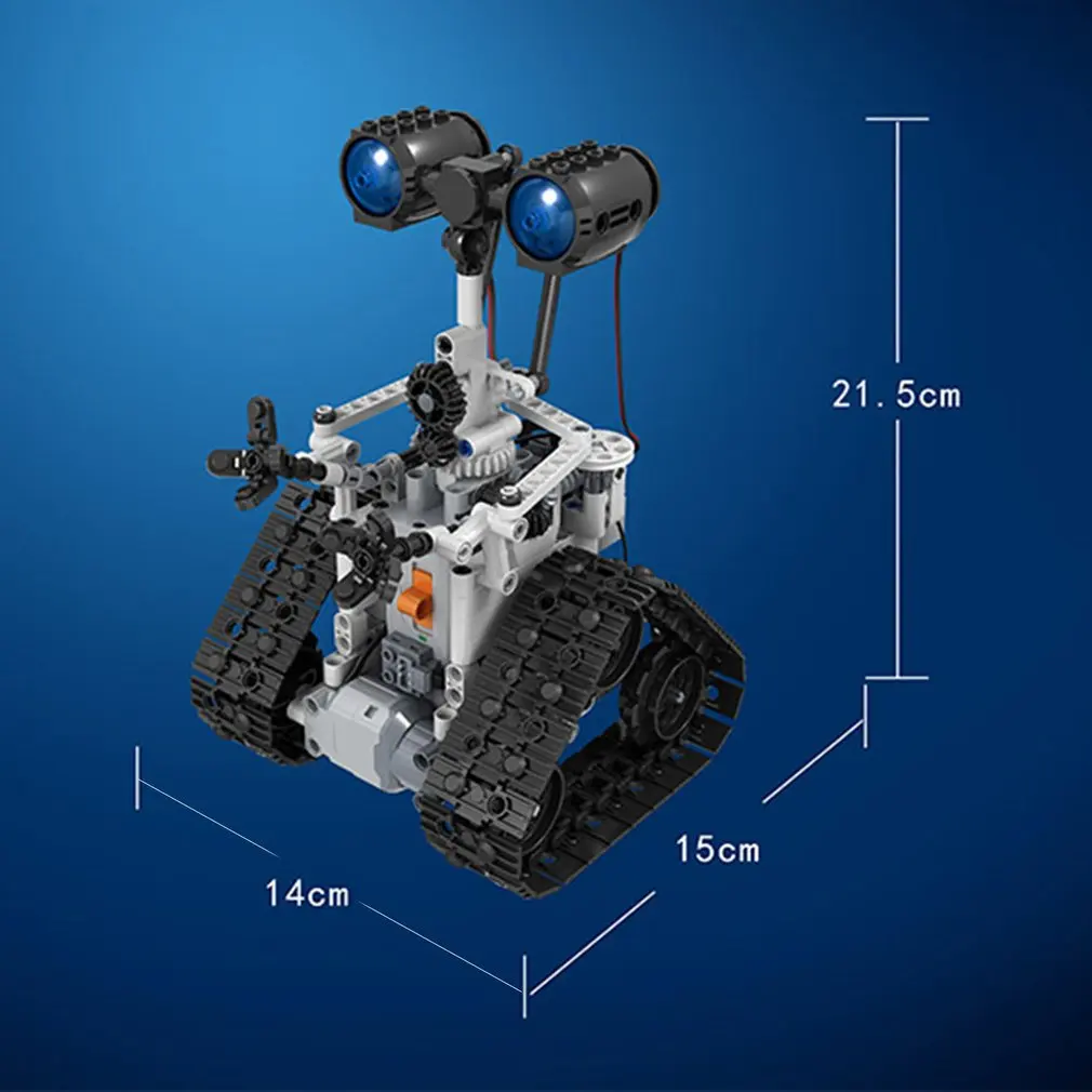 Winner 7112 2.4G Remote Control Intelligent Electric RC Robot Building Block DIY Unassembled Kit Toy For Kids Gift