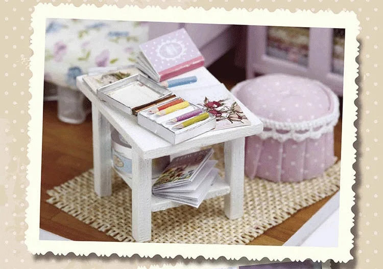 DIY Кукольный дом миниатюрный деревянный кукольный домик Miniaturas мебель игрушечный дом кукольные игрушки для подарка на Рождество и день рождения