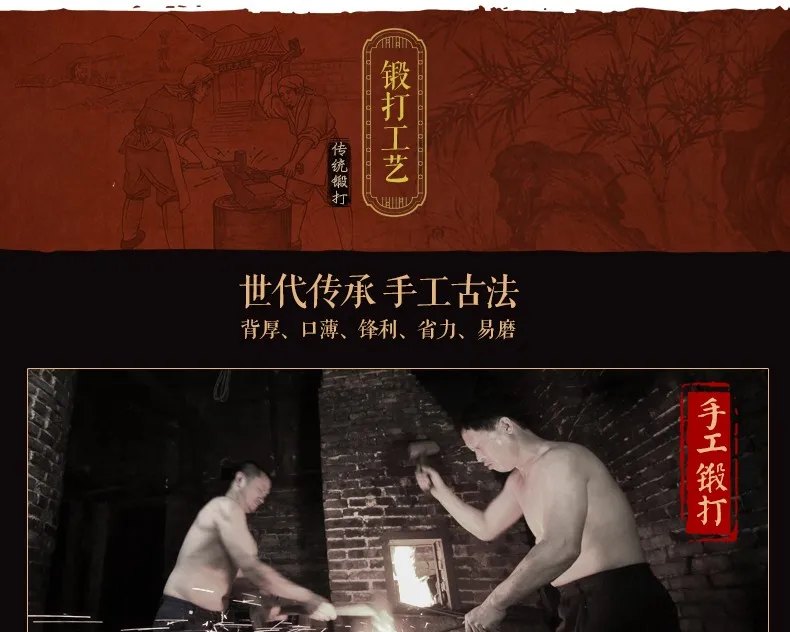 DENG 9Cr18Mov высококачественный кованый профессиональный нож шеф-повара из нержавеющей стали кухонные ножи для нарезки мяса и овощей