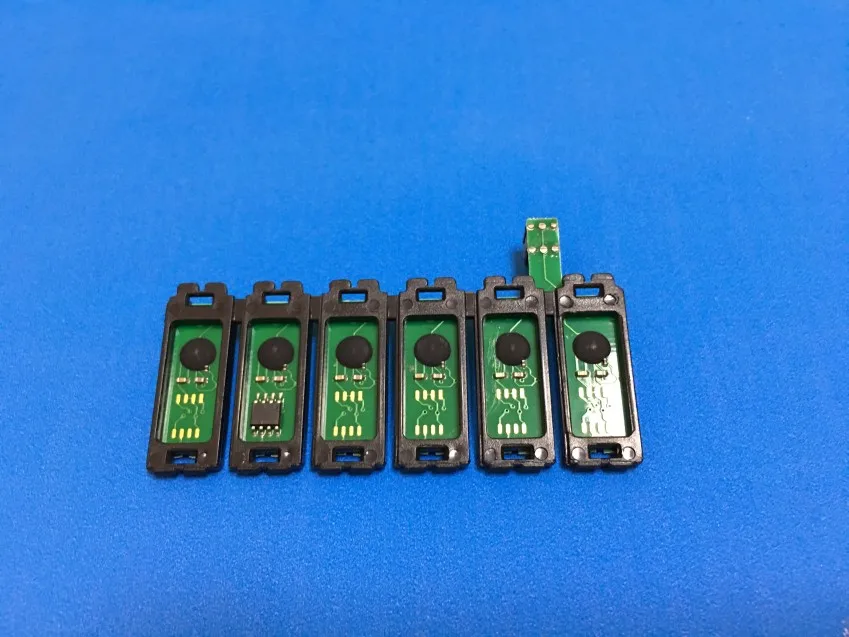 5 комплектов T0791 СНПЧ комбинированный чип сброса для Epson Stylus Photo 1400 1500 Вт P50 Artisan 1430