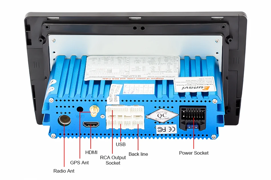 Eunavi 10.1" Android 9.0 2 DIN Car Auto Stereo For 2014 2015 HONDA JAZZ FIT Right Hand Drive Radio GPS Multimedia PX6 4G+32G |