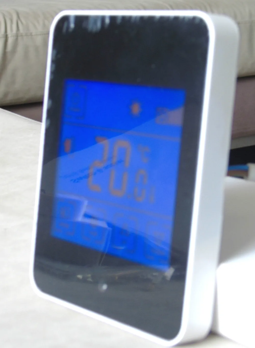 Ультра тонкий экран 2 трубы ЖК Кнопка цифровой кондиционер вентилятор