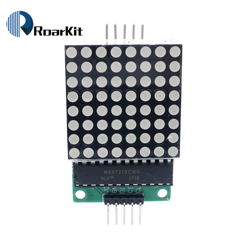 Модуль управления MAX7219 для Arduino 5 В интерфейсный модуль 8x8 выходной ток общий