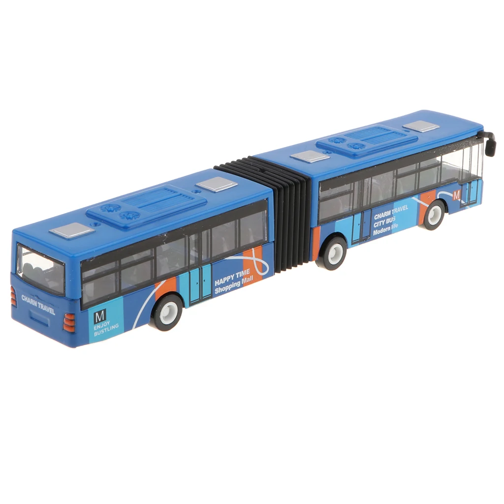 Электрическая игрушка 18 см модель автомобиля 1/64 автобус Diecasts игрушки из