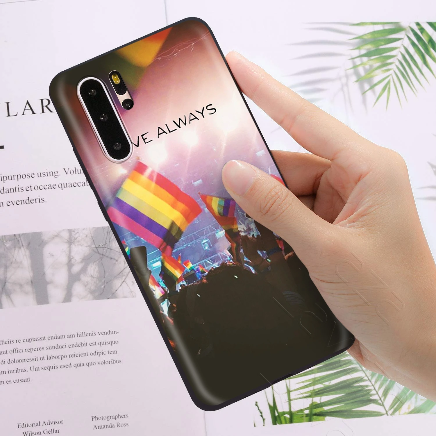 Lavaza Gay Lesbian LGBT Rainbow Pride Case for Huawei Mate Y7 Y9 P8 P9 P10 P20 P30 P40 Max Lite Pro P Smart Mini |