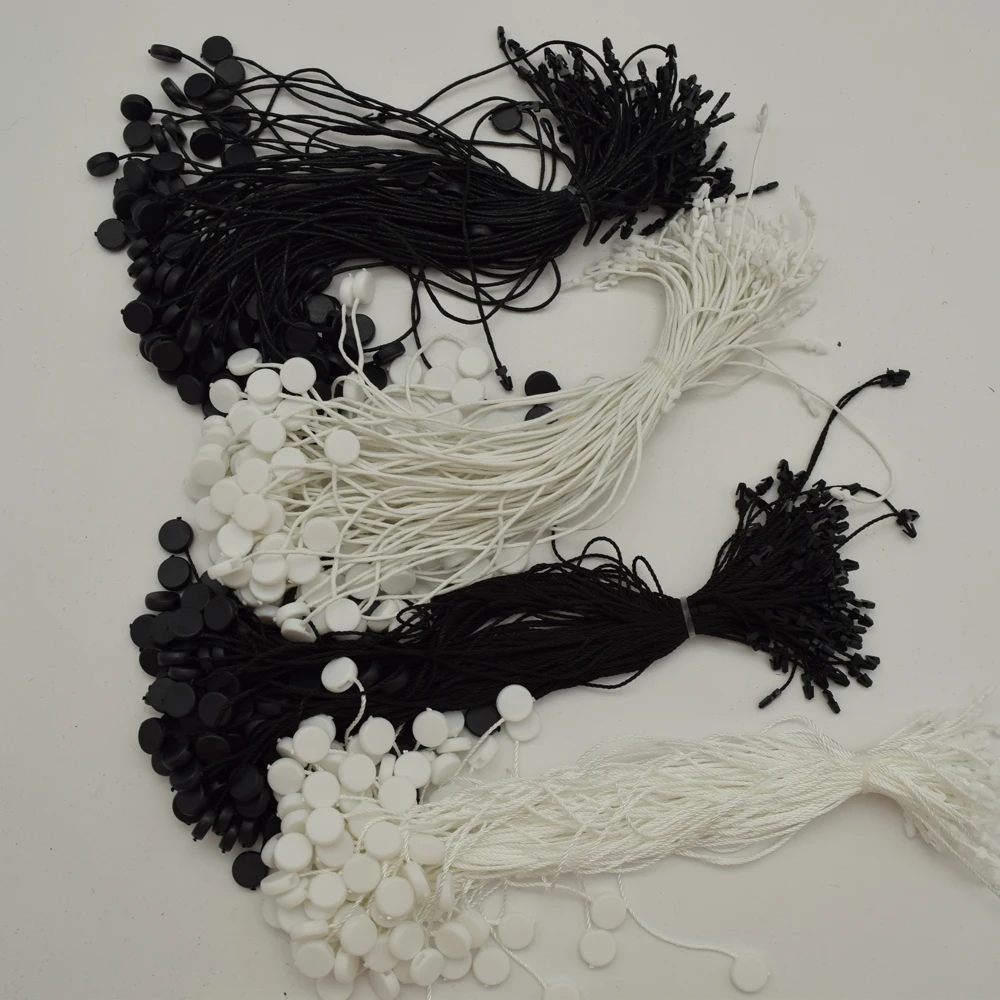 980 шт./лот Длина: 20 см Круглый вощеный шнур и полиэфирная веревка с защелкой