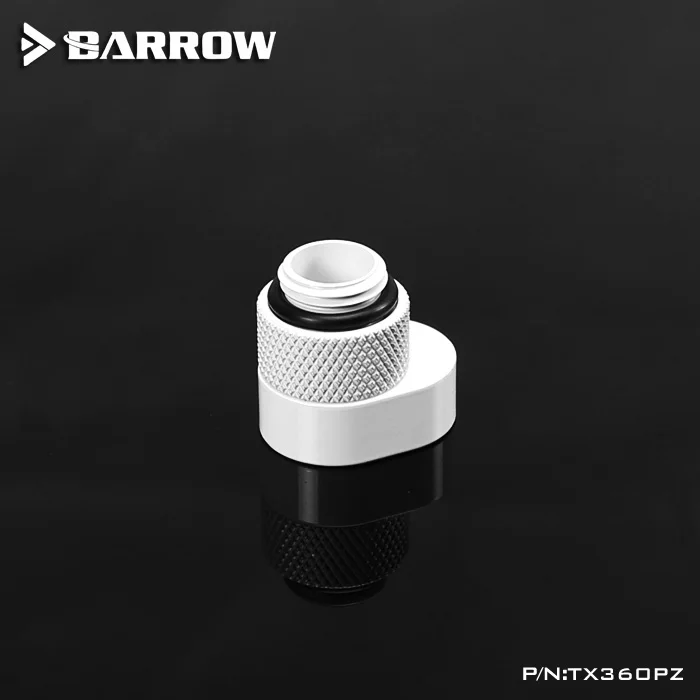 Барроу G1/" фитинги 360 Вращающийся офсетный разъем подходит для подключения менее или равен 6 мм адаптер TX360PZ - Цвет лезвия: White