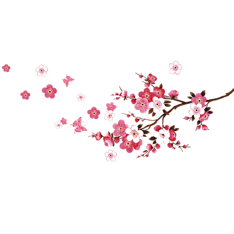 Водонепроницаемые обои с вишневым цветком для интерьера телевизора плакат