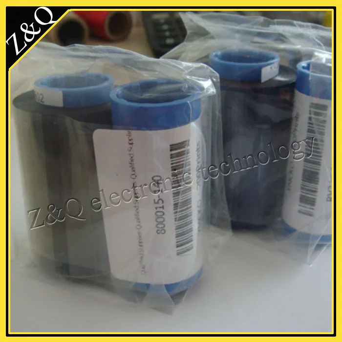 Совместимая цветная лента Zebra 800015-140 YMCKO для использования с P300C P310C P400 P420C P500 P520C P600