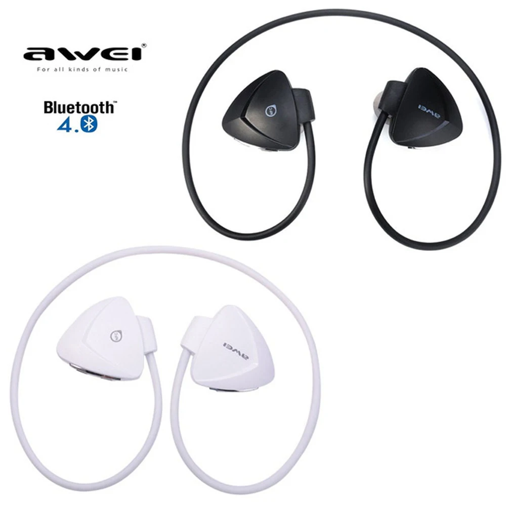 Awei спортивные наушники вкладыши беспроводные Blutooth гарнитура Auriculares Bluetooth для