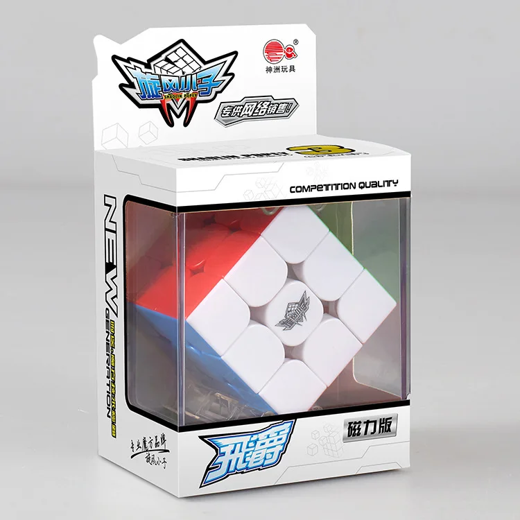 Cyclone Boys XuanJue 3x3x3 Магнитный куб Feijue обновленная версия профессиональный магнит 3x3 волшебный скоростной Куб Головоломка Развивающие игрушки - Цвет: stickerless