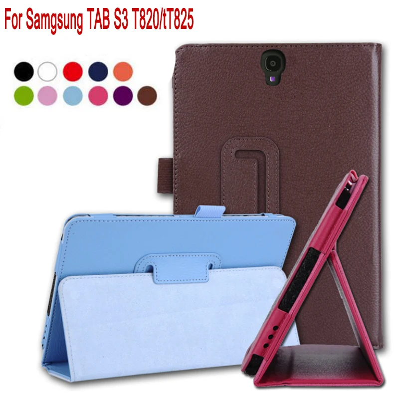 Высококачественный чехол из искусственной кожи с кронштейном для Samsung Galaxy Tab S3 9 7