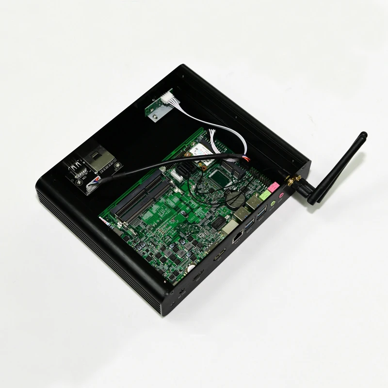 Новейшие процессоры Intel Core i7 7500U 7th Gen Kaby Lake Mini PC Windows 10 безвентиляторный мини-компьютер 4 К HD Графика 620 300 м Wi-Fi HDMI ТВ коробка